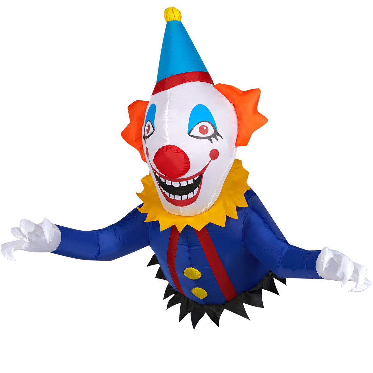 Remplacer 82852062 3.3 FT Clown gonflable d'Halloween cassé de la fenêtre extérieure Decoratio