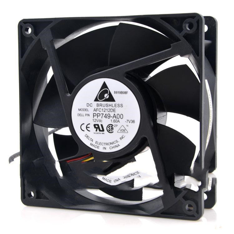 Delta AFC1212DE 12038 12V 1.6A 12CM Ventilateur de refroidissement de contrôle de vitesse PWM de la fourmi à volume de gale