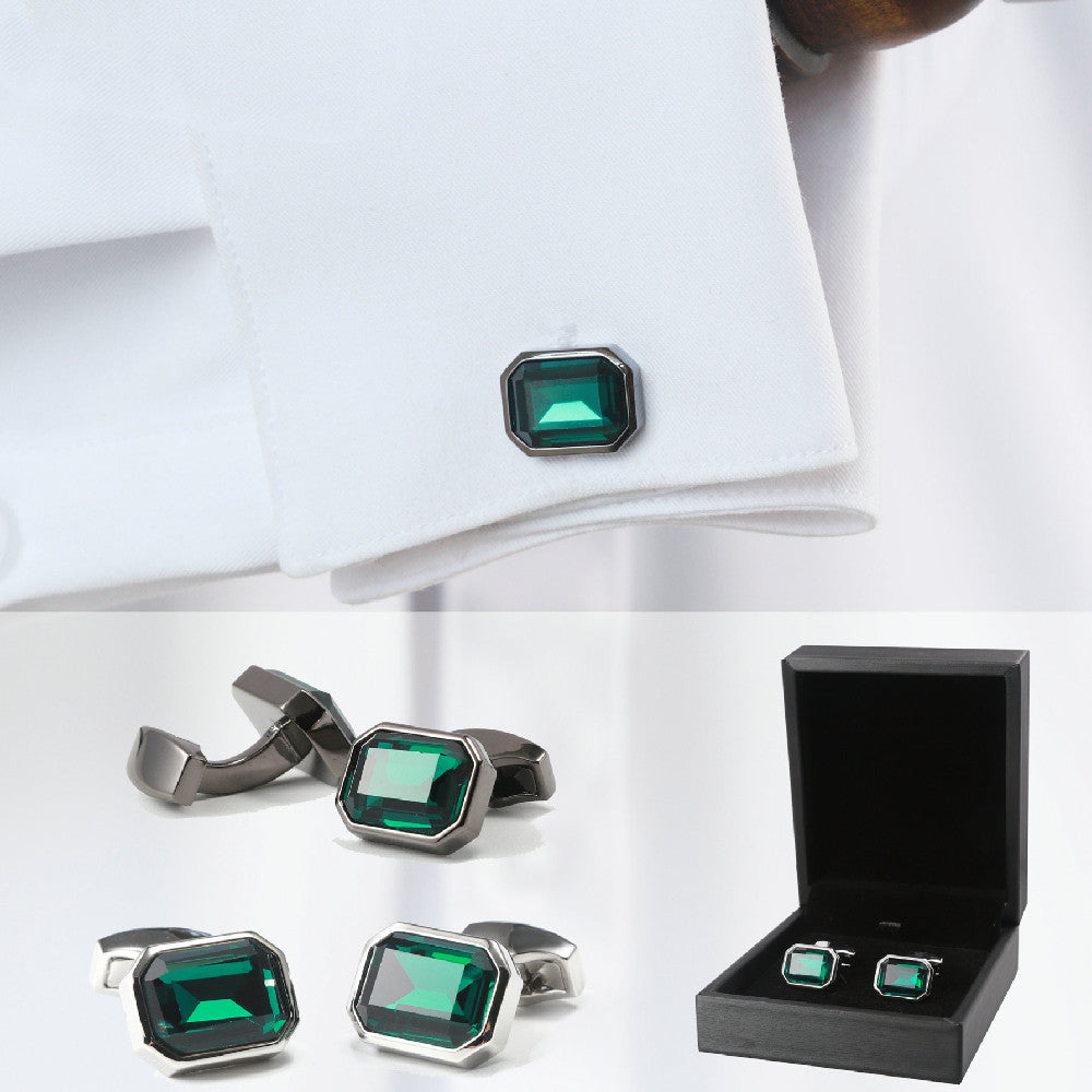 Boutons de verre pour hommes