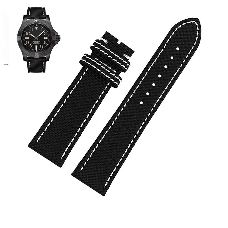 Bracelet de montre entièrement en nylon