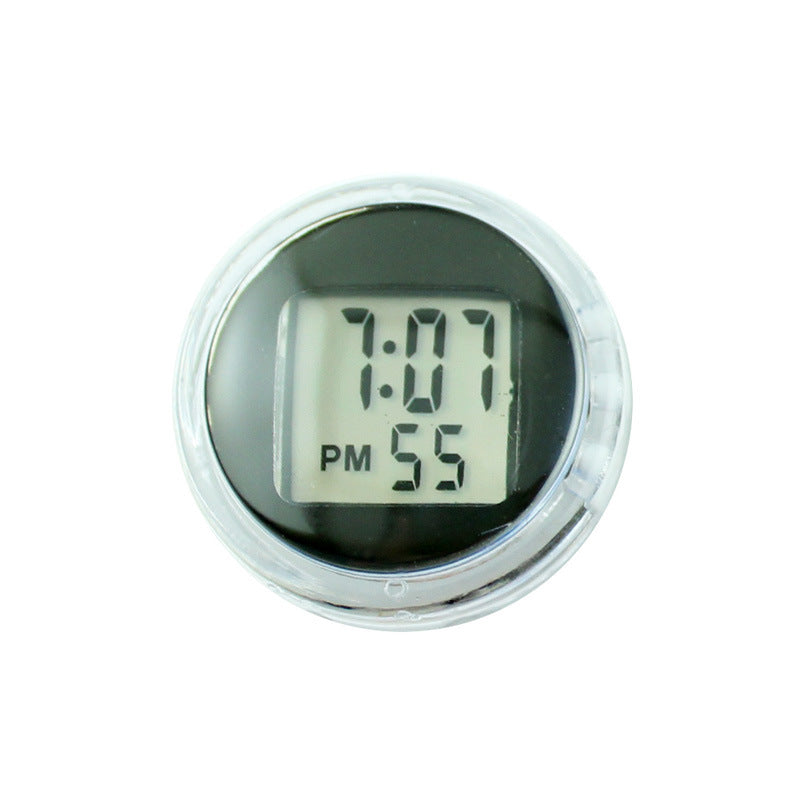 Motorcycle Car Electronic Clock Mini Thermomètre extérieur étanche