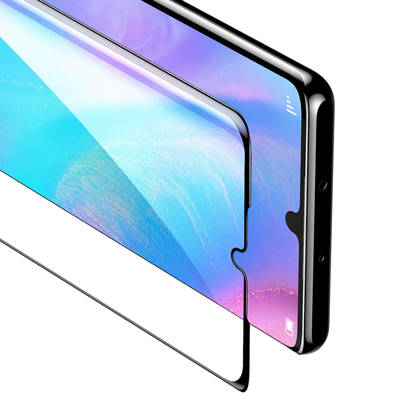 Full Screen Curved Anti Soft Film deux pièces pour P30 Pro Black