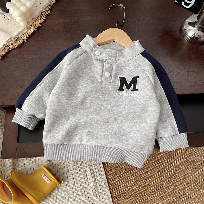 Costume de Chandail de lettres en couleurs pour garçons