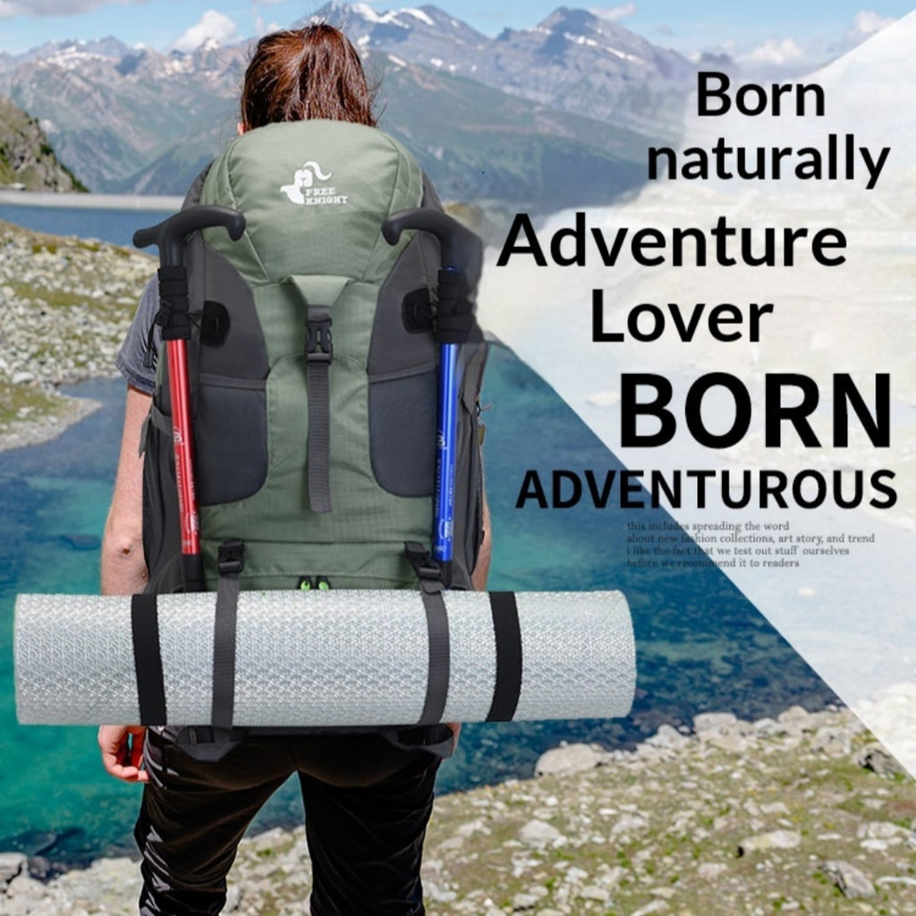 Sac à dos d'escalade professionnel avec grande capacité multi fonction étanche pour le camping T