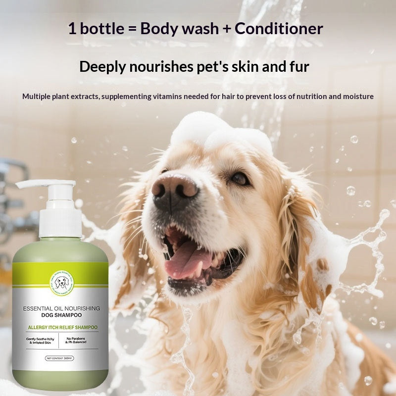 Shampooing chien aux huiles essentielles Fragrance animal Désodorisant et apaisant