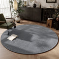 Rug rond à structure simple en sisal et à structure solide
