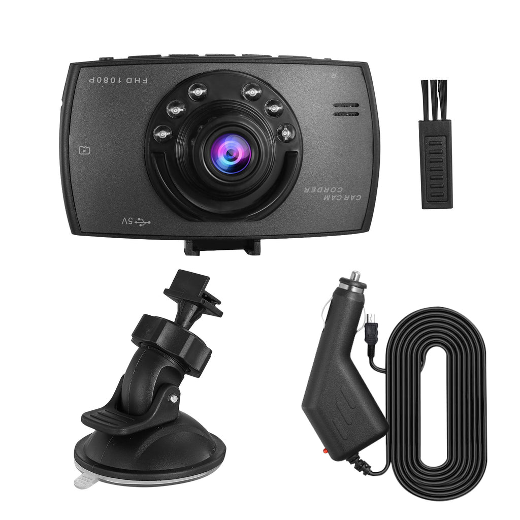 1080p Car Dash Cam — Night Vision, Loop Recording