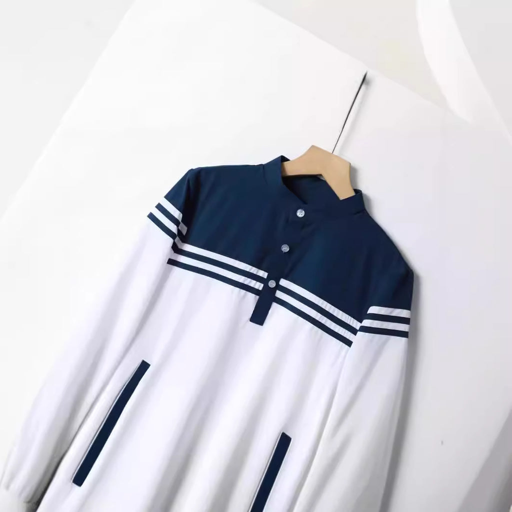 Robe contrastante de couleur de mode garçon