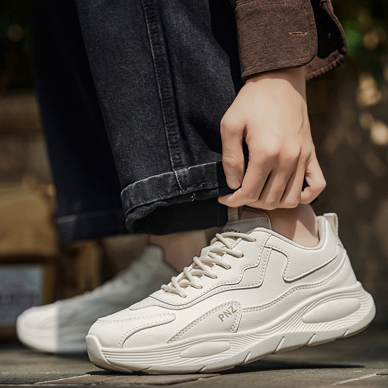Sneakers d'été homme Mode All-match Platform Blanc Chaussures Soft Sole Casual Dad Chaussures Fo
