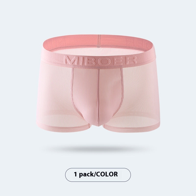 Boxers Paper Quick-séching Breathable Boxer Short Classic Ice Silk S Short homme