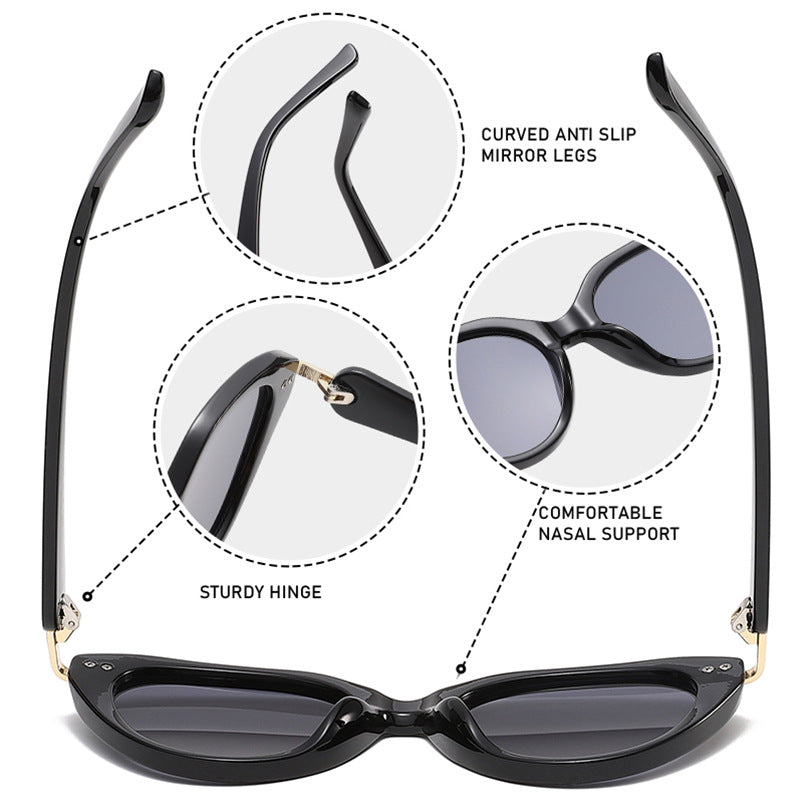 3672 Cat Eye UV400 Lunettes de soleil pour hommes Femmes Amazon TK EU US