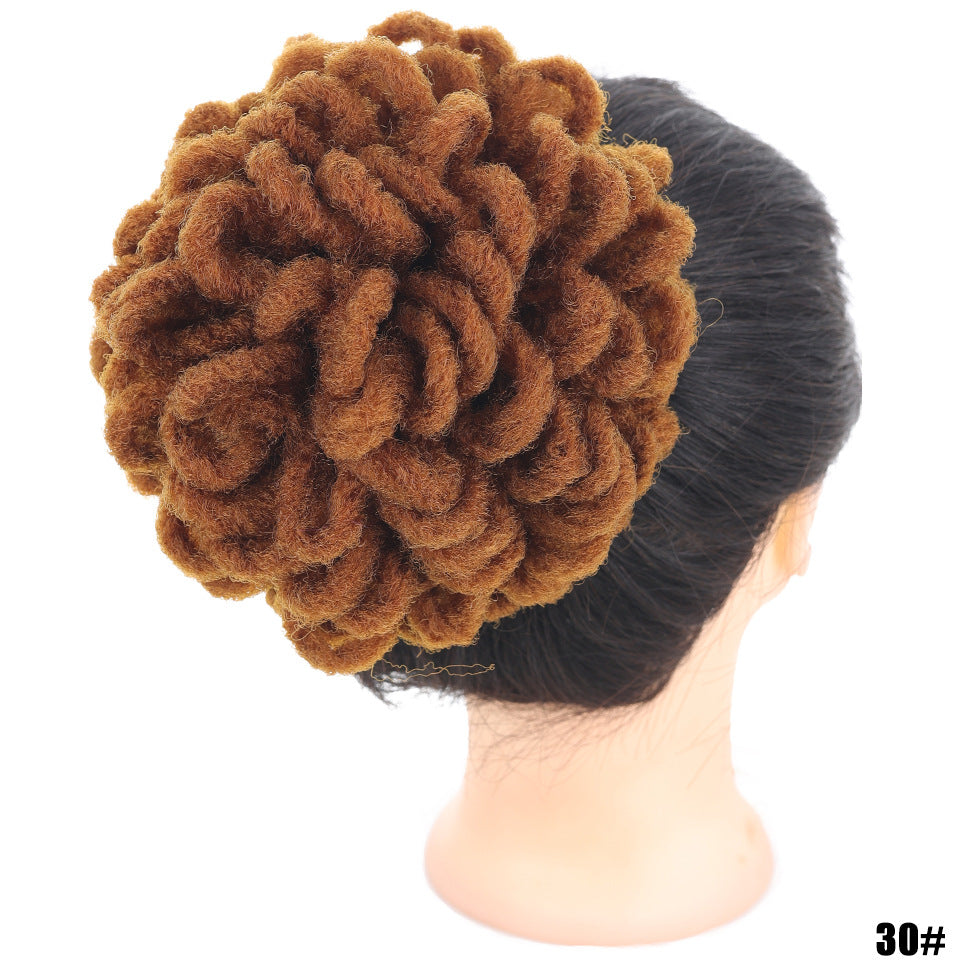 Sac à Cheveux Africain Bun Drawstring Dreadlocks Sac à Cheveux afro