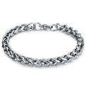 Hommes et femmes Titanium acier bracelet personnalisé