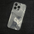 Gilding Satin Pattern Phone Case Blooming plissé