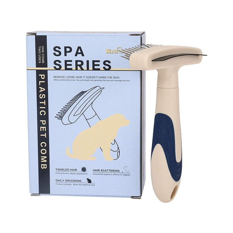 Brosse de grooming pour animaux de compagnie pour enlever les cheveux et les fourrures