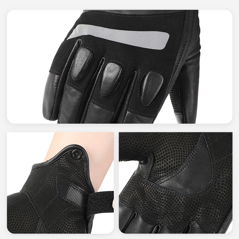Gants d'hiver en plein air à écran tactile avec doublure en polaire imperméable et coupe-vent pour