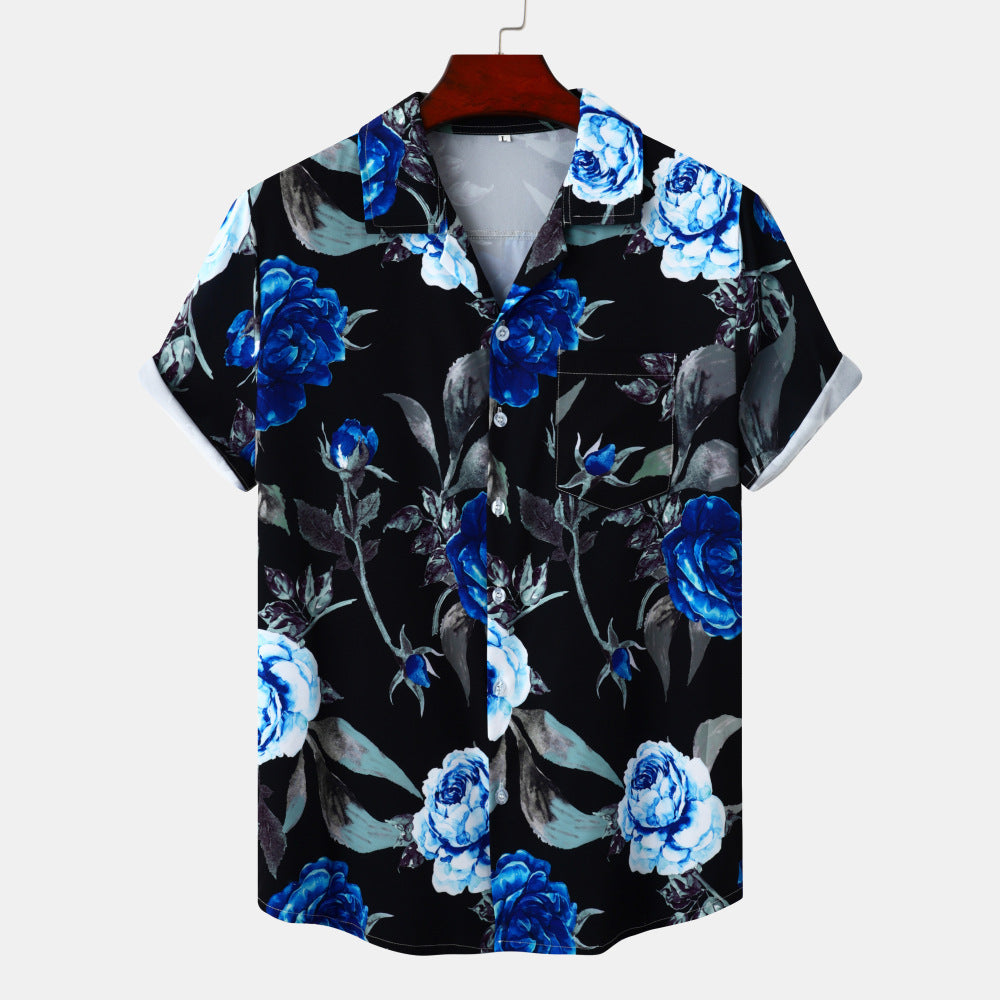 Jeunes vacances Casual Beach Style manches courtes hommes