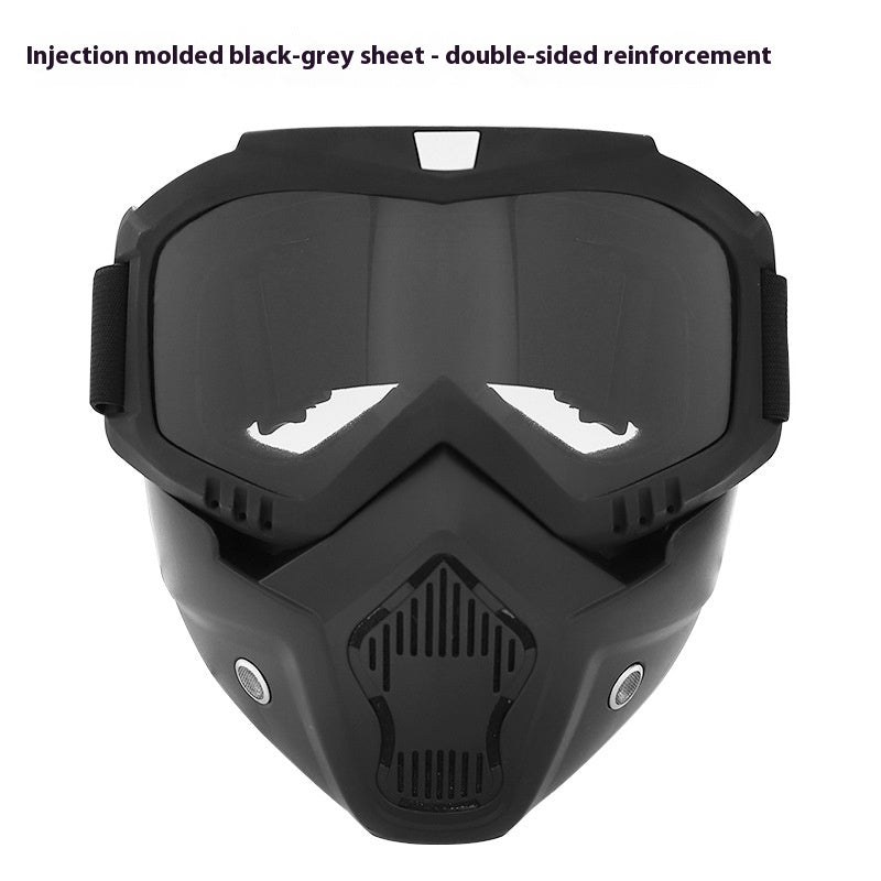 Gants de moto anti-fog masque rétro