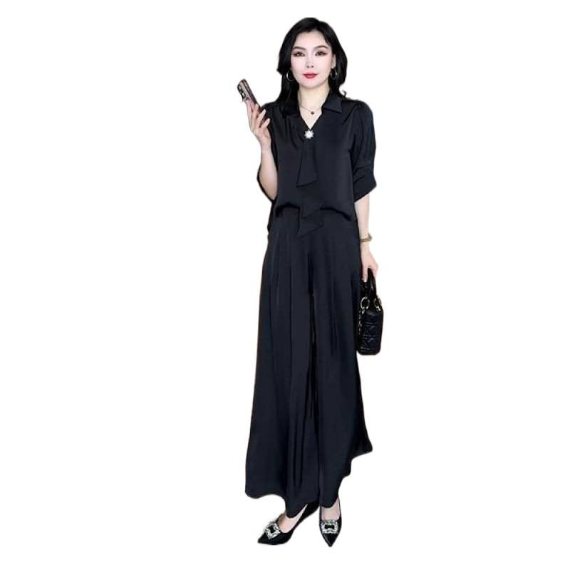 Pantalon à manches courtes et pantalons à jambes larges