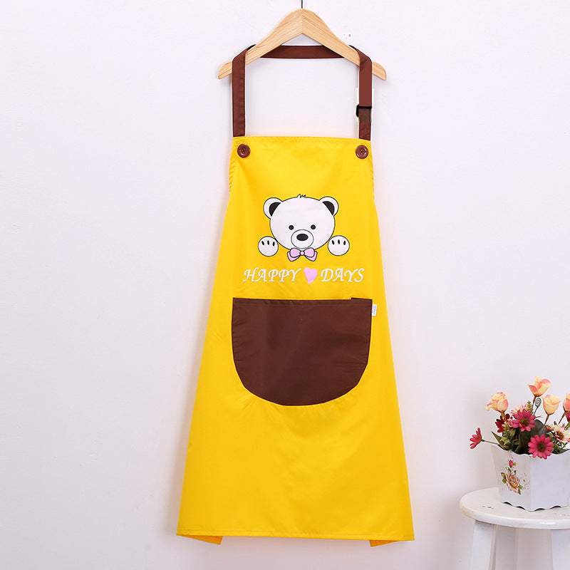 Peinture fille imperméable cuisine enfants Tablier
