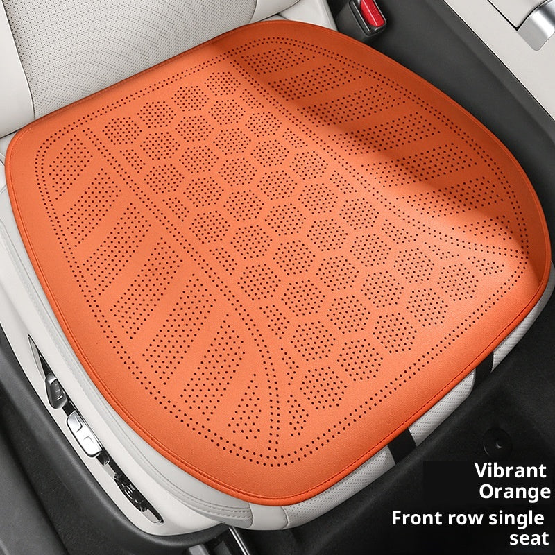 Coussin universel de quatre-saisons ultra-mince Suede-Look à trois pièces de siège de voiture