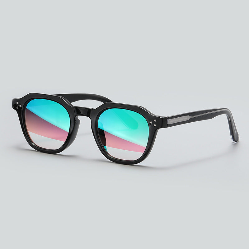 Lunettes de soleil rétro UVprotectives avec un style européen et américain distinctif