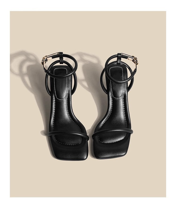 Sandales à semelle unique pour femmes Saison estivale