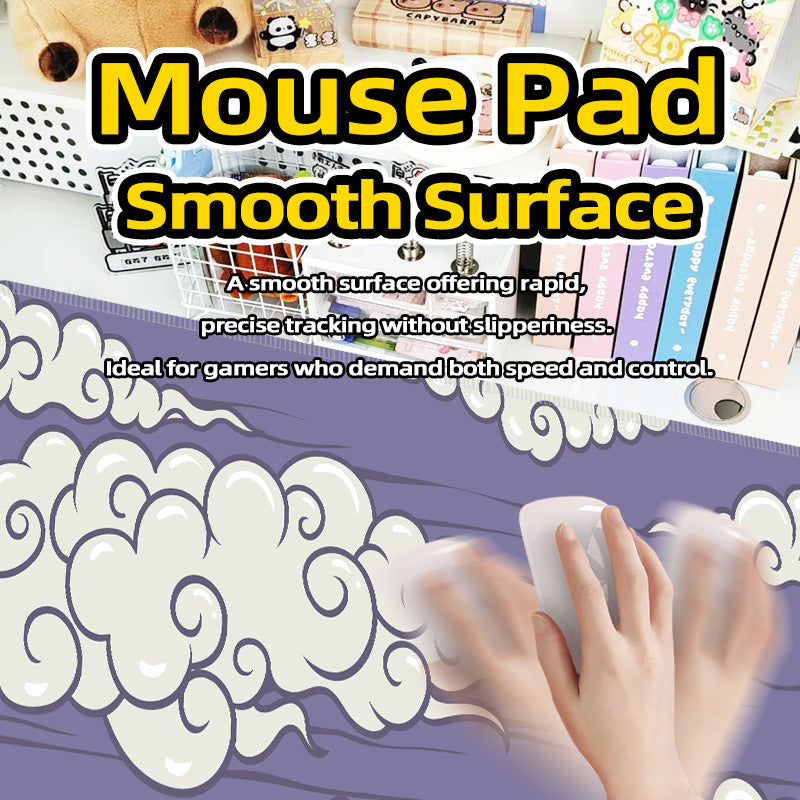 Southeast Asia Hot-seller Cloud Mouse Pad Grande table de bureau Tapis en caoutchouc antidérapant Mous