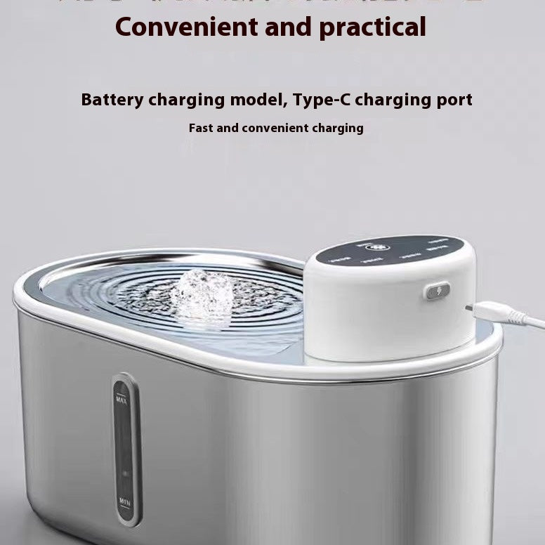 Non-plug-in Induction infrarouge Animaux de compagnie Boissons Fontaine