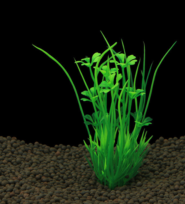 Décoration de réservoir de poisson Simulation usine d'eau Aquarium paysage plastique