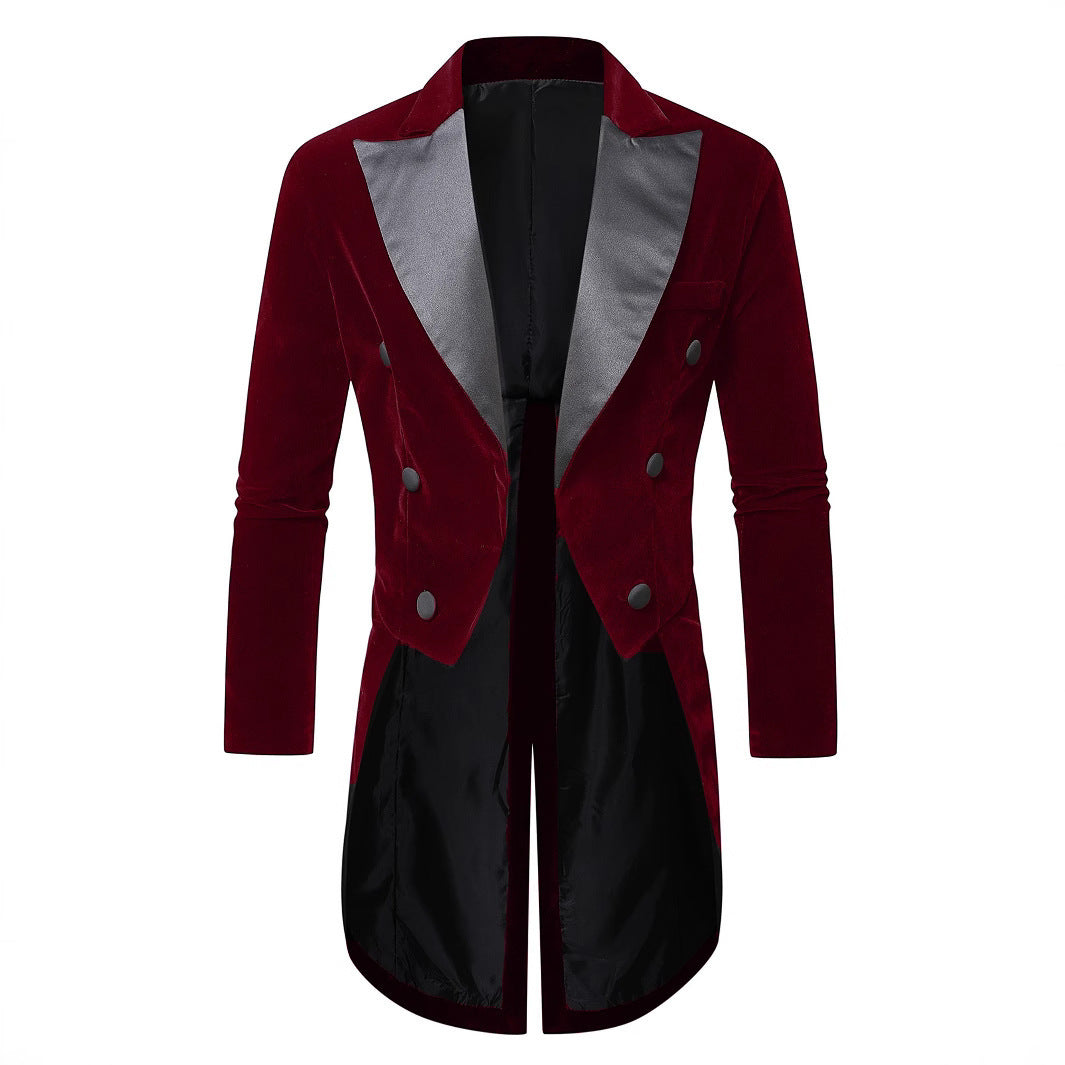 Banquet homme costume de mariage Stage Performance Veste formelle