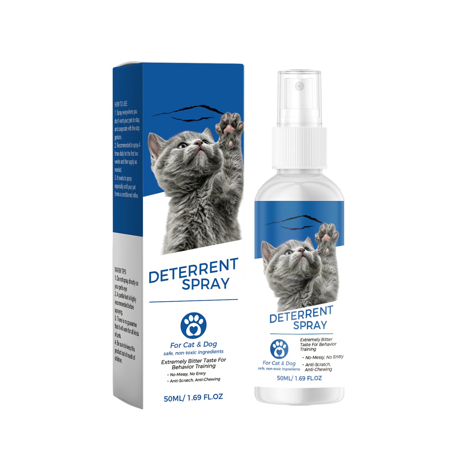 Spray anti-poussière pour animaux de compagnie
