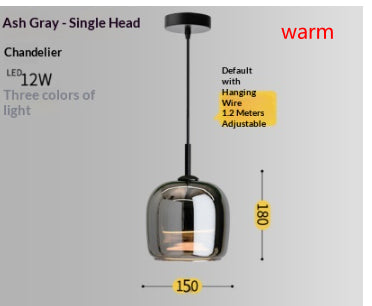 Moderne Minimalist Créatif haut de gamme Sens de chambre de luxe Pendentif lumière