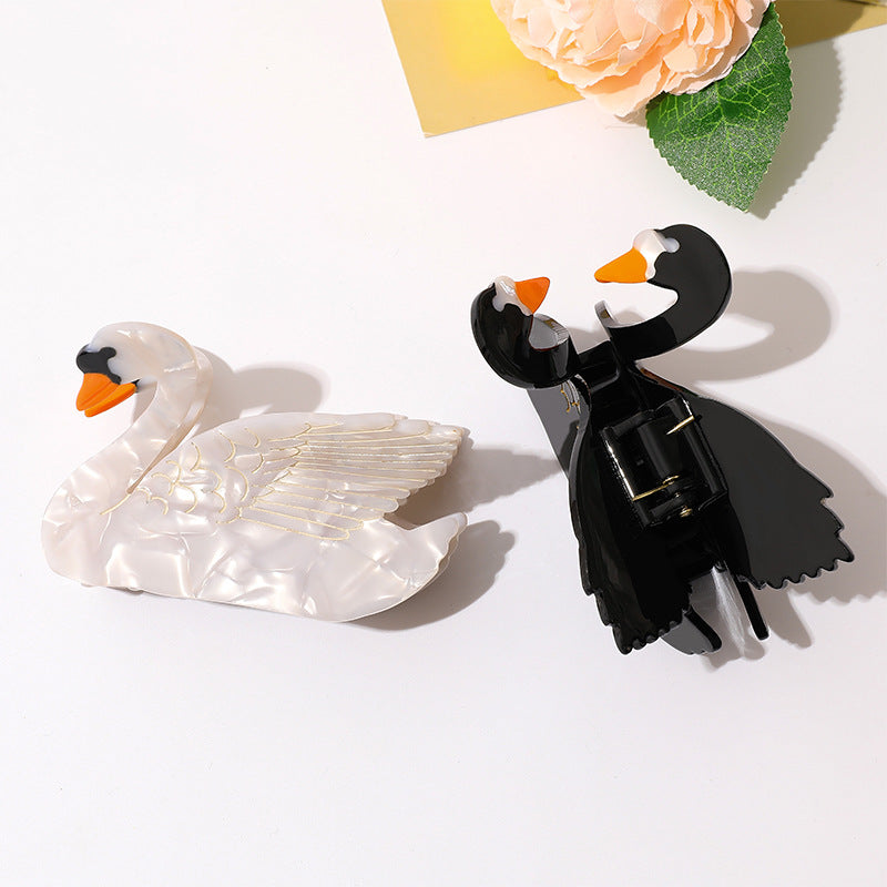 Swan Grip Shark Clip épingle à cheveux moyenne