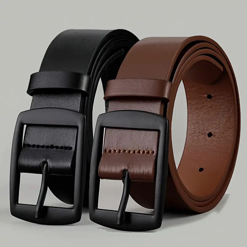 Hommes Business Casual Pantalon Jeans Ceinture
