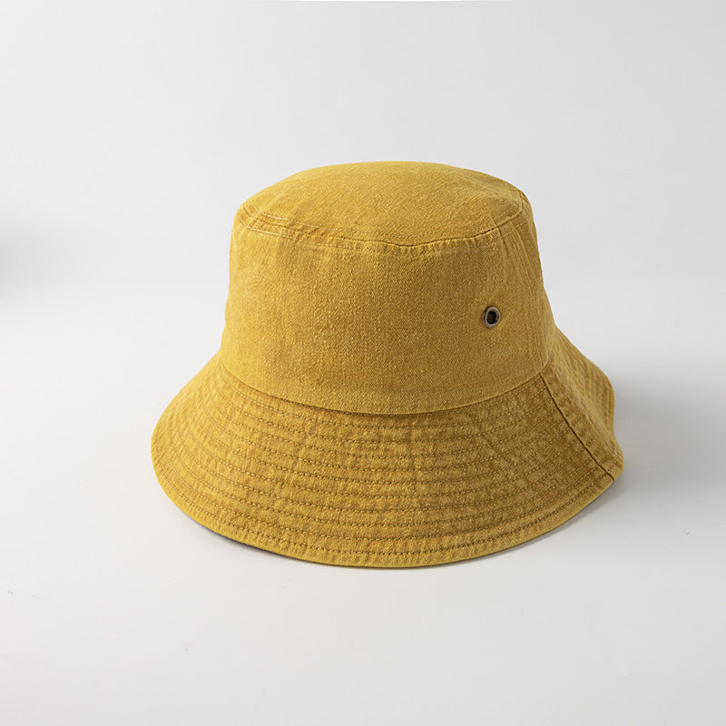 Personalized Solid Color Simple Bucket Hat