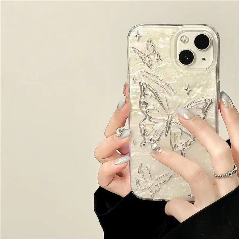 Fashion Personality Butterfly Affaire de téléphone anglais