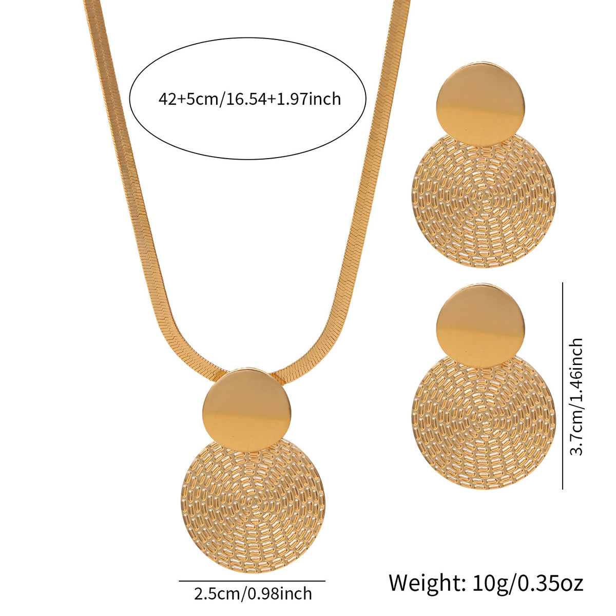 Ensemble de boucles d'oreilles et de colliers d'oreilles à chaîne de serpents plats