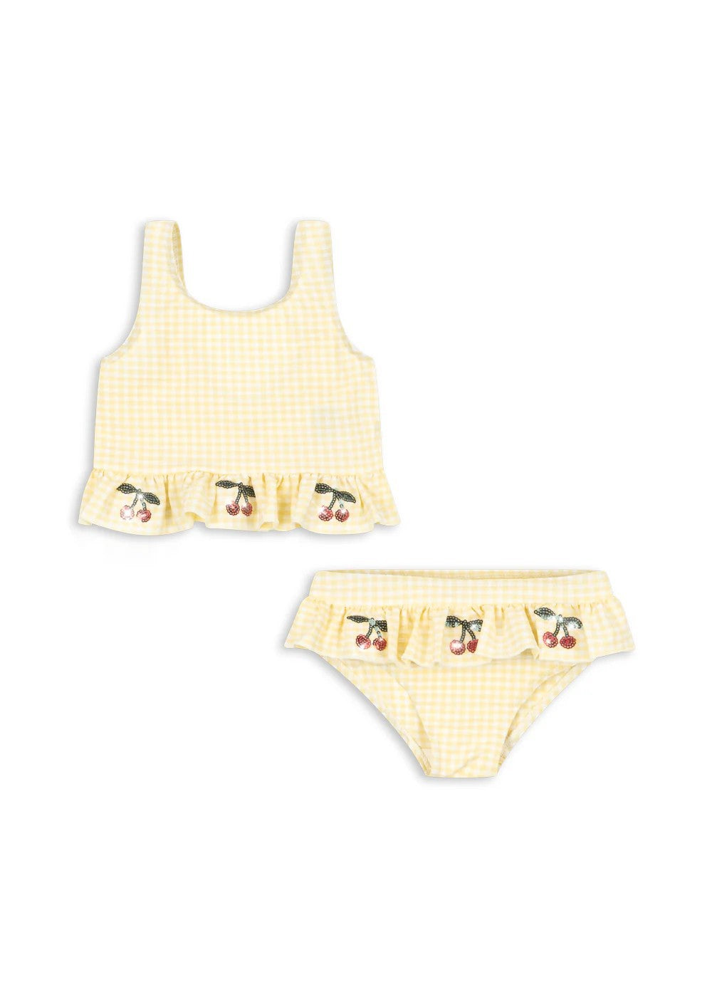 Maillot de bain à paillette cerise - Série de fruits mignons