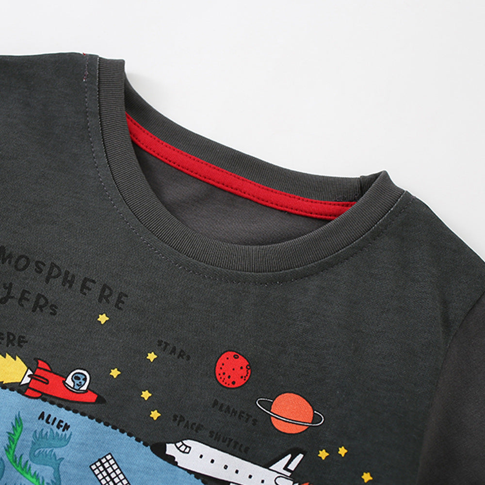 T-Shirt en bas pour les garçons