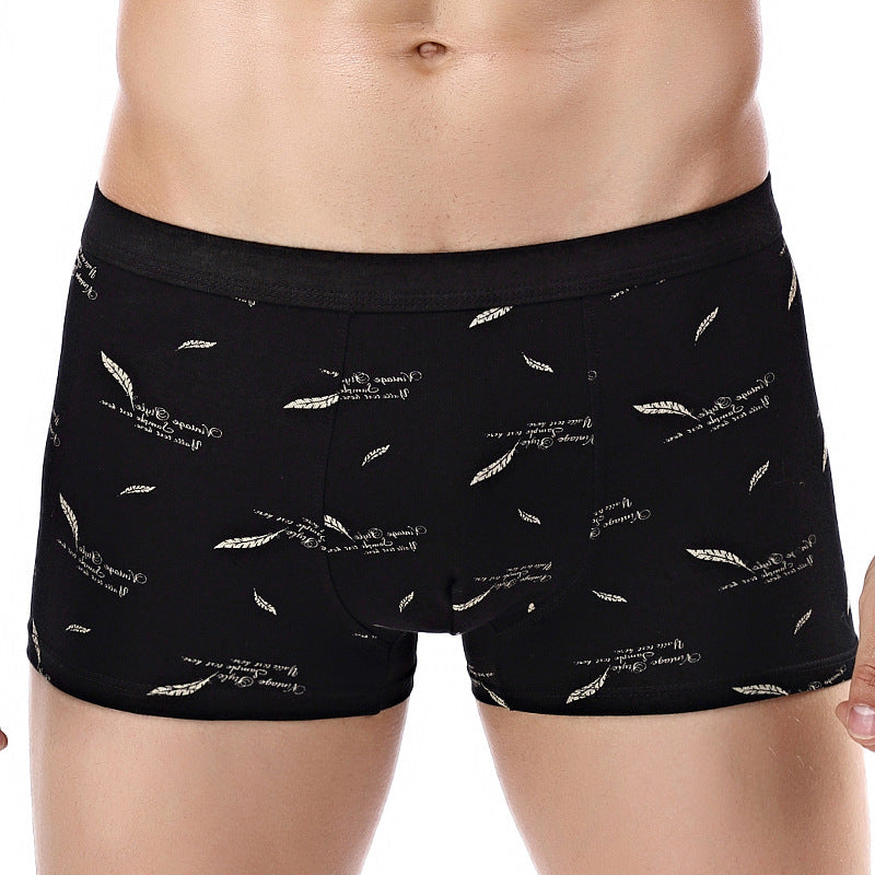 Pure Cotton U Convex Boxer Slips Mid-waist Sous-vêtements