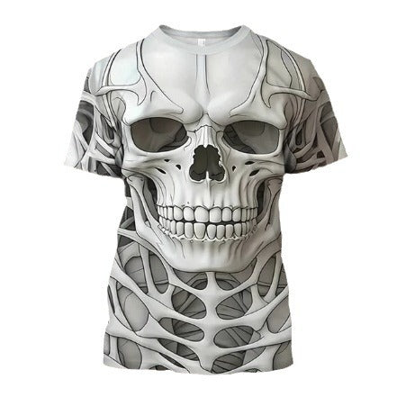 T-shirt imprimé 3D Hip Hop 3D pour homme