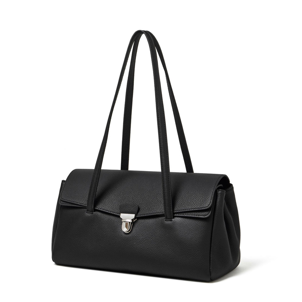 Sac Messenger en cuir de type Preppy