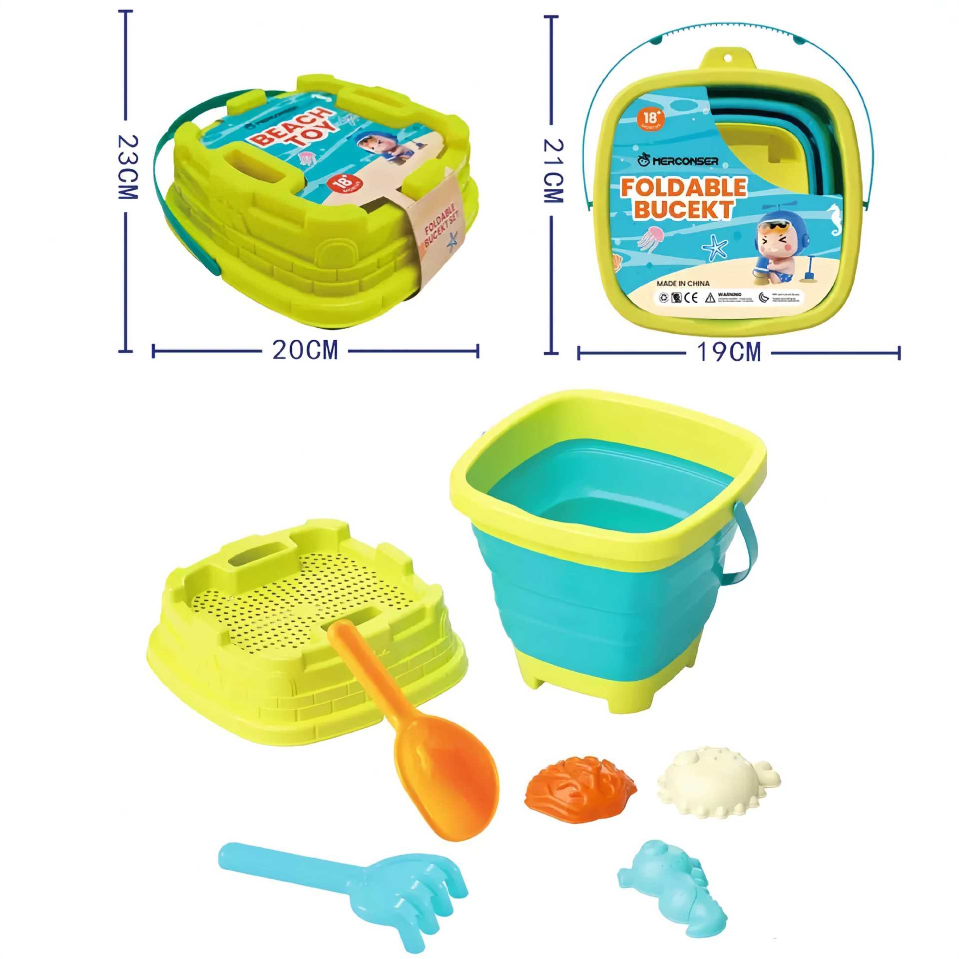Ensemble d'outils de jeu de sable de plage pour enfants