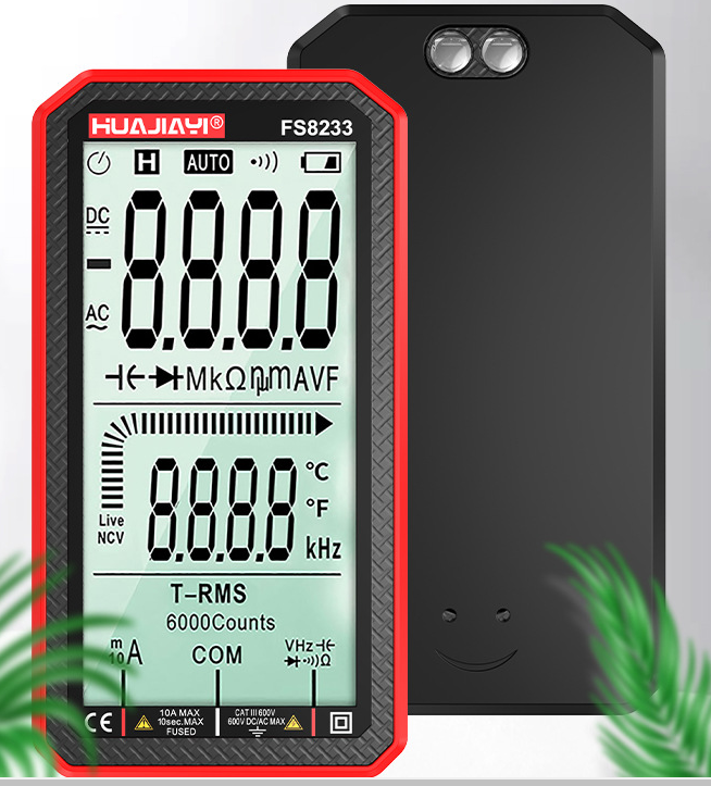 Multimètre intelligent grand écran entièrement automatique numérique haute précision