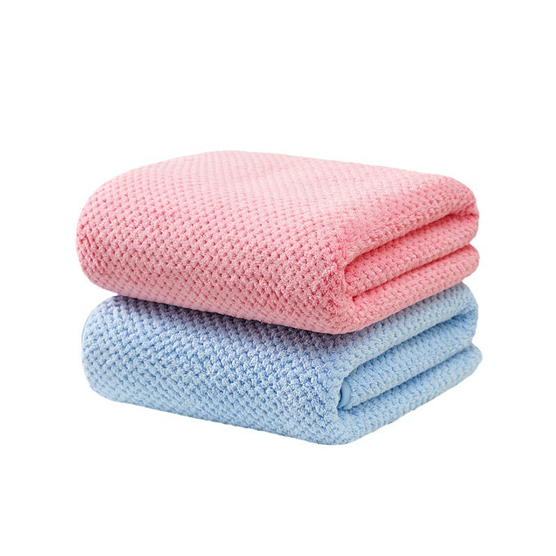 Serviette de bain douce à l'ananas de couleur polaire