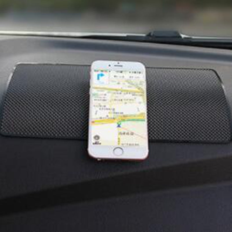 Tapis de rangement antidérapant de voiture - Plaque d'organisateur de tableau de bord en silicone pour les clés de pièces de téléphone - Univers
