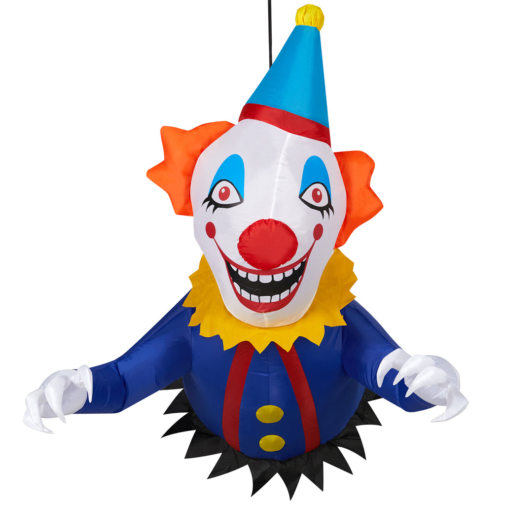 Remplacer 82852062 3.3 FT Clown gonflable d'Halloween cassé de la fenêtre extérieure Decoratio