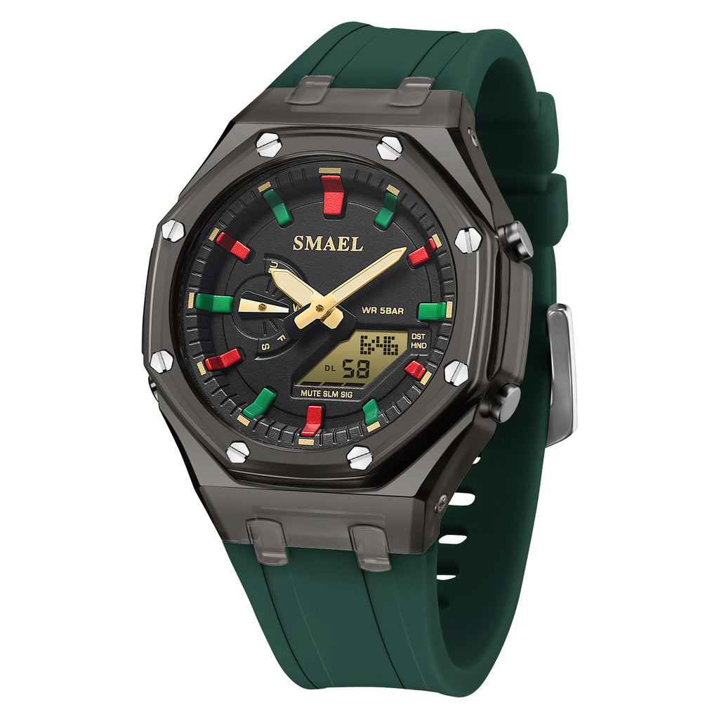 Montre électronique multifonction Silicone étanche