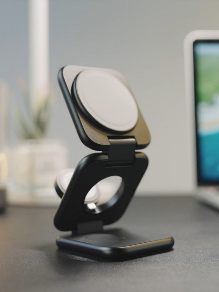 Casque de montre mobile Chargeur magnétique pliant 3 en un sans fil